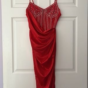 Akira Stepping in Corset Dress Medium